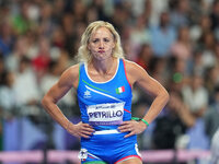 Valentina Petrillo of Italy in action in Women's 400m - T12 Semi-Finals during the Paris 2024 Paralympic Games at Stade de France on Septemb...