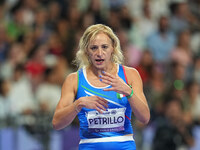 Valentina Petrillo of Italy in action in Women's 400m - T12 Semi-Finals during the Paris 2024 Paralympic Games at Stade de France on Septemb...