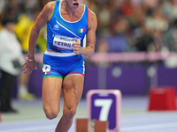 Valentina Petrillo of Italy in action in Women's 400m - T12 Semi-Finals during the Paris 2024 Paralympic Games at Stade de France on Septemb...