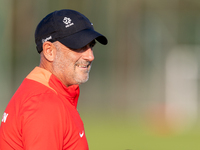 Michal Probierz during training before UEFA Nations League matches in Ksiazenice, Poland on September 02, 2024. (