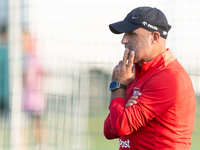 Michal Probierz during training before UEFA Nations League matches in Ksiazenice, Poland on September 02, 2024. (