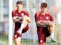 Piotr Zielinski, Nicola Zalewski during training before UEFA Nations League matches in Ksiazenice, Poland on September 02, 2024. (