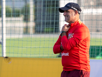 Michal Probierz during training before UEFA Nations League matches in Ksiazenice, Poland on September 02, 2024. (