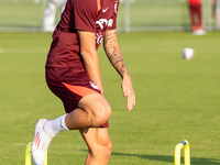 Kacper Urbanski during training before UEFA Nations League matches in Ksiazenice, Poland on September 02, 2024. (