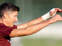 Robert Lewandowski during training before UEFA Nations League matches in Ksiazenice, Poland on September 02, 2024. (