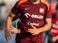 Jan Bednarek during training before UEFA Nations League matches in Ksiazenice, Poland on September 02, 2024. (