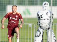 Tymoteusz Puchacz during training before UEFA Nations League matches in Ksiazenice, Poland on September 02, 2024. (