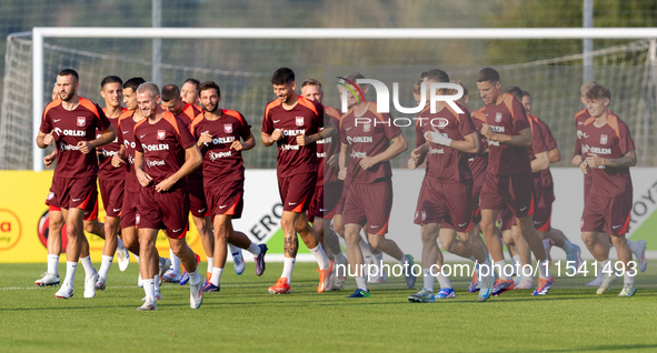  during training before UEFA Nations League matches in Ksiazenice, Poland on September 02, 2024. 