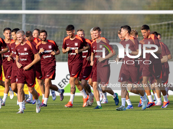  during training before UEFA Nations League matches in Ksiazenice, Poland on September 02, 2024. (