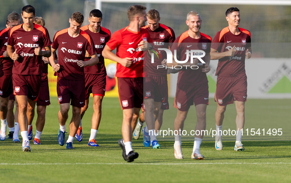  during training before UEFA Nations League matches in Ksiazenice, Poland on September 02, 2024. 