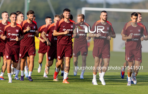  during training before UEFA Nations League matches in Ksiazenice, Poland on September 02, 2024. 