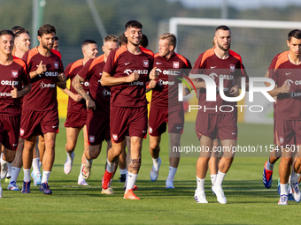  during training before UEFA Nations League matches in Ksiazenice, Poland on September 02, 2024. (