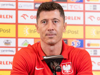 Robert Lewandowski during press conference before UEFA Nations League matches in Warsaw, Poland on September 02, 2024. (