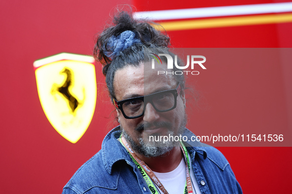 Alessandro Borghese before second practice ahead of the Formula 1 Italian Grand Prix at Autodromo Nazionale di Monza in Monza, Italy on Augu...