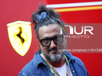 Alessandro Borghese before second practice ahead of the Formula 1 Italian Grand Prix at Autodromo Nazionale di Monza in Monza, Italy on Augu...