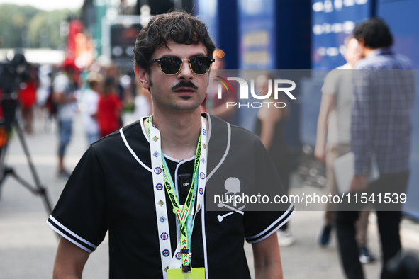 Fabio Rovazzi before third practice ahead of the Formula 1 Italian Grand Prix at Autodromo Nazionale di Monza in Monza, Italy on August 31,...