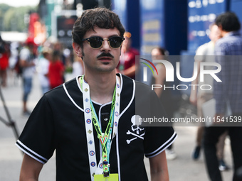 Fabio Rovazzi before third practice ahead of the Formula 1 Italian Grand Prix at Autodromo Nazionale di Monza in Monza, Italy on August 31,...