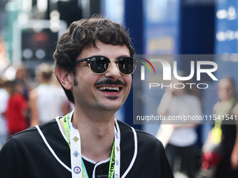 Fabio Rovazzi before third practice ahead of the Formula 1 Italian Grand Prix at Autodromo Nazionale di Monza in Monza, Italy on August 31,...