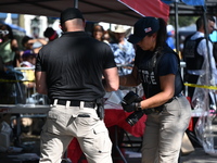 Six people are shot in a mass shooting during the West Indian Day Parade in Brooklyn, New York, United States, on September 2, 2024. The sho...