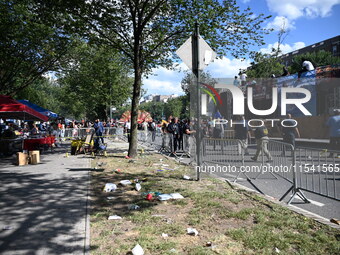 Six people are shot in a mass shooting during the West Indian Day Parade in Brooklyn, New York, United States, on September 2, 2024. The sho...