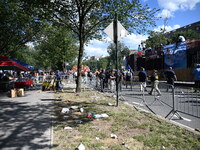 Six people are shot in a mass shooting during the West Indian Day Parade in Brooklyn, New York, United States, on September 2, 2024. The sho...