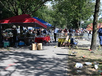 Six people are shot in a mass shooting during the West Indian Day Parade in Brooklyn, New York, United States, on September 2, 2024. The sho...