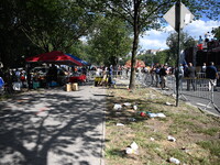 Six people are shot in a mass shooting during the West Indian Day Parade in Brooklyn, New York, United States, on September 2, 2024. The sho...