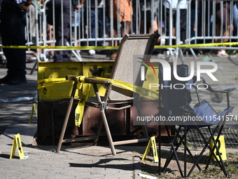 Six people are shot in a mass shooting during the West Indian Day Parade in Brooklyn, New York, United States, on September 2, 2024. The sho...