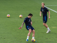 Sandro Tonali attends the Italian National Team training camp at Centro Tecnico Federale in Coverciano, Florence, Italy. (