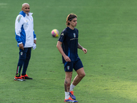 Riccardo Calafiori attends the Italian National Team training camp at Centro Tecnico Federale in Coverciano, Florence, Italy. (