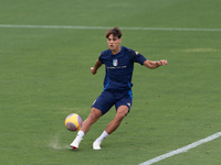 Samuele Ricci attends the Italian National Team training camp at Centro Tecnico Federale in Coverciano, Florence, Italy. (