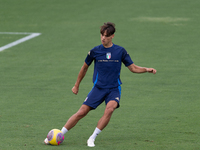 Samuele Ricci attends the Italian National Team training camp at Centro Tecnico Federale in Coverciano, Florence, Italy. (