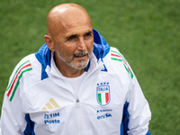 Head Coach of Italy Luciano Spalletti attends the Italian National Team training camp at Centro Tecnico Federale in Coverciano, Florence, It...