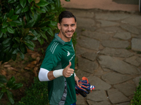 Alex Meret attends the Italian National Team training camp at Centro Tecnico Federale in Coverciano, Florence, Italy. (