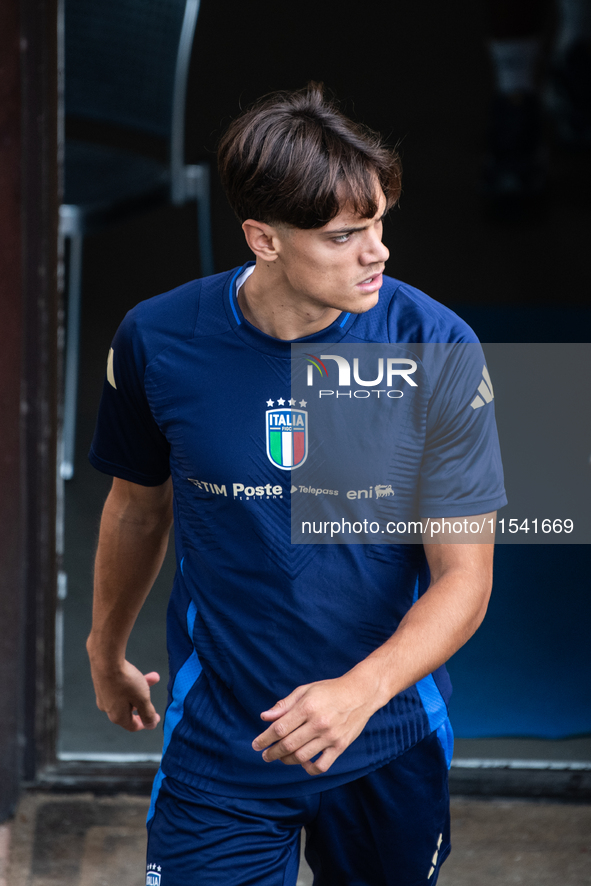 Samuele Ricci attends the Italian National Team training camp at Centro Tecnico Federale in Coverciano, Florence, Italy. 