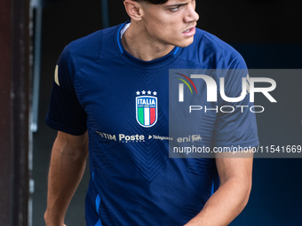 Samuele Ricci attends the Italian National Team training camp at Centro Tecnico Federale in Coverciano, Florence, Italy. (