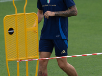 Riccardo Calafiori attends the Italian National Team training camp at Centro Tecnico Federale in Coverciano, Florence, Italy. (