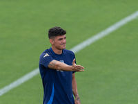 Raoul Bellanova attends the Italian National Team training camp at Centro Tecnico Federale in Coverciano, Florence, Italy. (