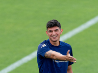 Raoul Bellanova attends the Italian National Team training camp at Centro Tecnico Federale in Coverciano, Florence, Italy. (