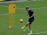 Marco Brescianini attends the Italian National Team training camp at Centro Tecnico Federale in Coverciano, Florence, Italy. (