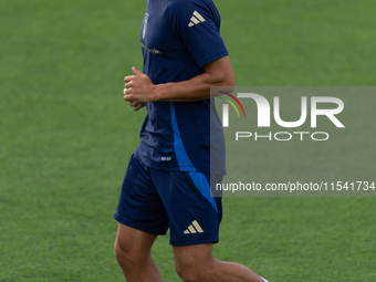 Samuele Ricci attends the Italian National Team training camp at Centro Tecnico Federale in Coverciano, Florence, Italy. (