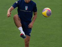 Samuele Ricci attends the Italian National Team training camp at Centro Tecnico Federale in Coverciano, Florence, Italy. (