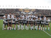 Players of Team Pumas pose for the official photo before Matchday 6 against Tigres as part of the Torneo de Apertura 2024 Liga MX at Estadio...