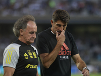 Veljko Paunovic, Head Coach of Tigres, enters the field during Matchday 6 against Pumas as part of the Torneo de Apertura 2024 Liga MX at Es...