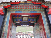 View of Tashi Lhunpo Monastery in Shigatse, Tibet, China, on August 10, 2024. (