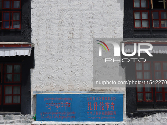 View of Tashi Lhunpo Monastery in Shigatse, Tibet, China, on August 10, 2024. (