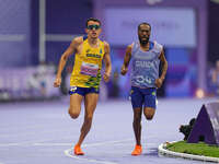 Yeltsin Jacques of Brazil in action in Men's 1500m - T11 Final during the Paris 2024 Paralympic Games at Stade de France on September 3, 202...