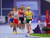 Jaryd Clifford of Australia in action in Men's 1500m - T12 Final during the Paris 2024 Paralympic Games at Stade de France on September 3, 2...