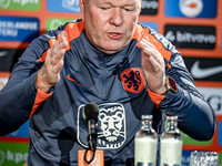 Netherlands trainer coach Ronald Koeman during the match training and press conference for the Netherlands Nations League season 2024-2025 a...