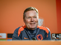 Netherlands trainer coach Ronald Koeman during the match training and press conference for the Netherlands Nations League season 2024-2025 a...